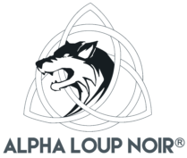 logotipo alpha loup noir